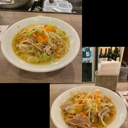 たっぷり野菜たんめん (塩・醤油) ¥800