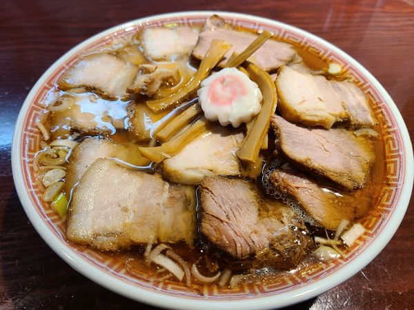 「チャーシュー麺　大　1/17」@中華そば えもとの写真