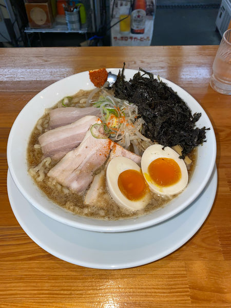 「限定味噌チャチャラーメン全のせ大盛り(¥1,250円)」@ニボチャチャ！！ラーメン あらき軒の写真