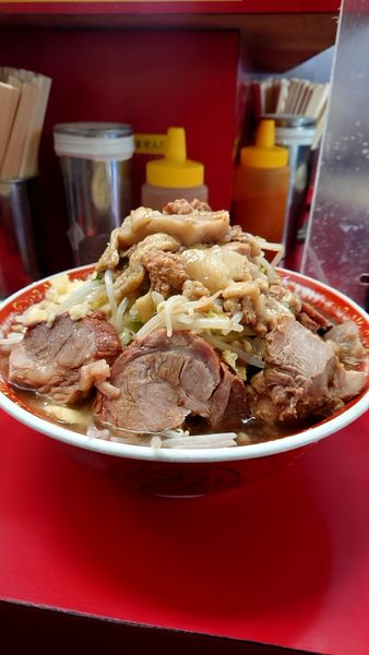 「大豚850円カタカタ全増し」@ラーメン二郎 上野毛店の写真