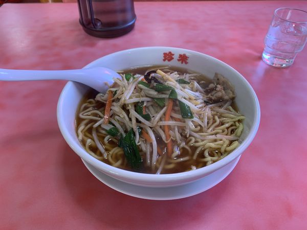 「もやしラーメン（700円）」@珍來 松戸古ヶ崎店の写真