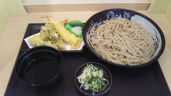 「天もり、大盛(クーポン)」@ゆで太郎 荒川沖店の写真