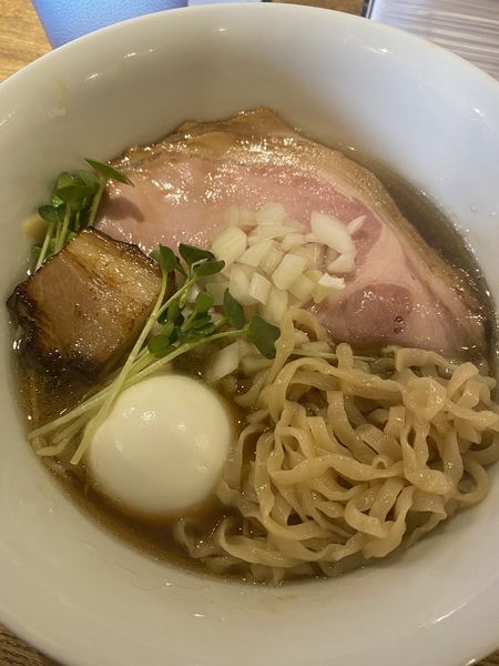 「特製いりこそば 手揉み麺変更」@中華そば 麺壁九年 本店の写真