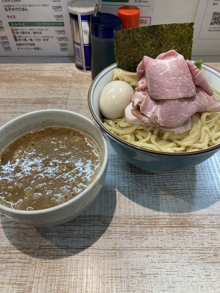 「特製つけそば　あつもり」@中華そば 四つ葉の写真