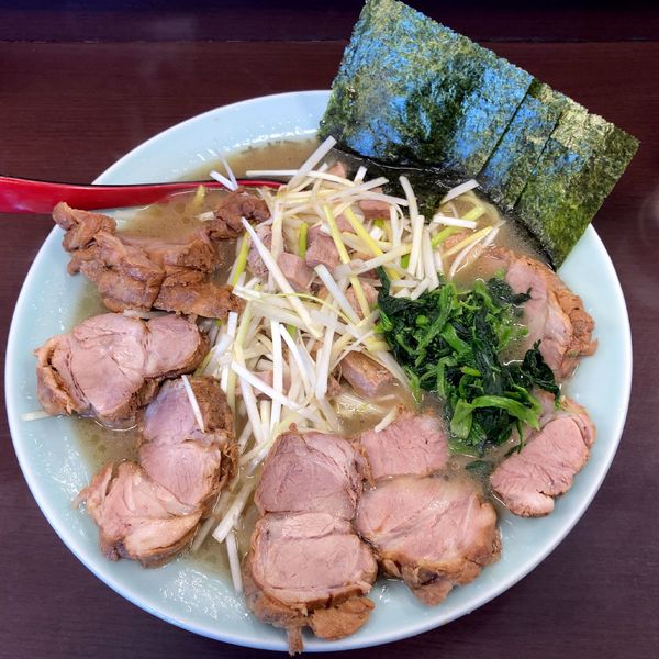 「ネギチャーシュー中盛（1,150円）」@ラーメンショップ 二ツ橋店の写真