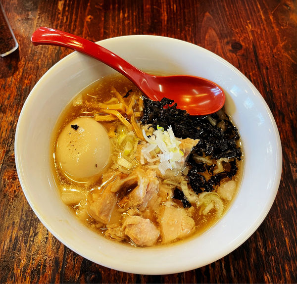 「限定　豚骨と魚介と醤油の麺」@NOODLE MANの写真