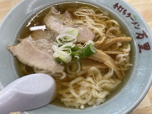 「ニンニクらーめん750円」@手打ちラーメン 万里の写真