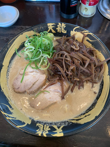 「キクラゲラーメン」@天龍ラーメンの写真