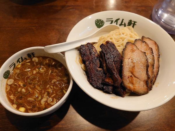 「つけめん！にくまし」@らー麺 つけ麺 ライム軒の写真