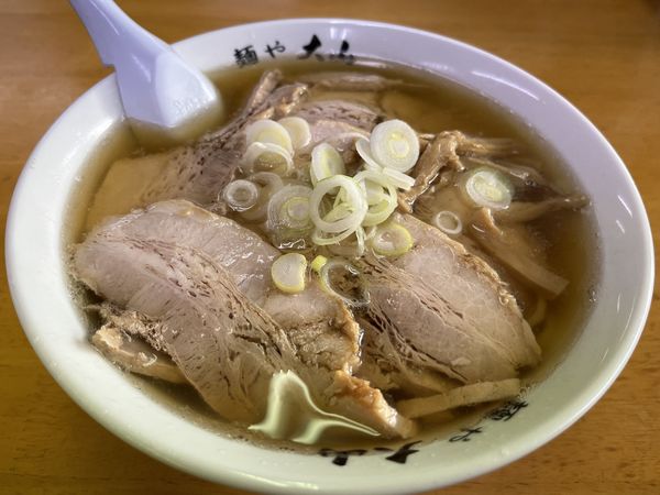 「チャーシューめん」@青竹手打ちラーメン 麺や大山の写真