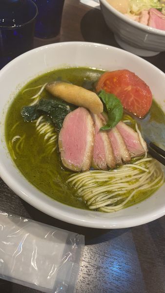 「バジルと鴨ロースト」@麺屋 彩音 ~Sign~の写真