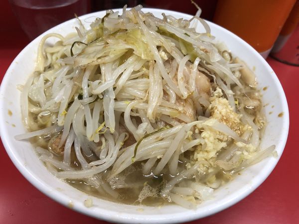 「ぶたラーメンカタカタ　ニンニクカラメ」@ラーメン二郎 三田本店の写真