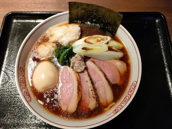 「特製鴨出汁中華蕎麦(醤油）」@鴨出汁中華蕎麦 麺屋yoshikiの写真