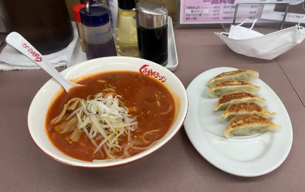 「辛々ラーメン」@くるまやラーメン おゆみ店の写真