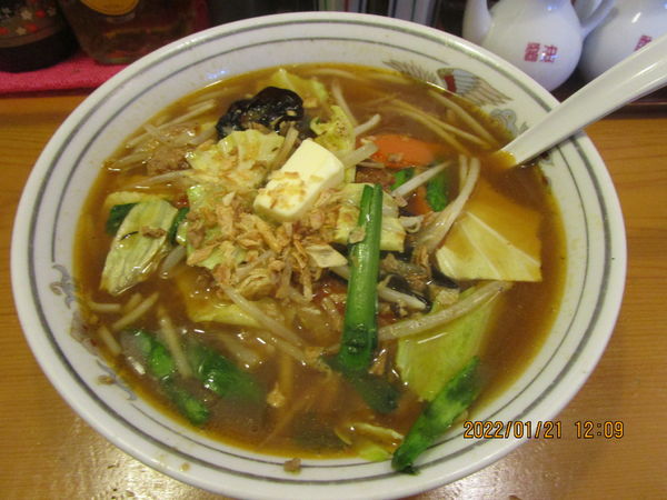 「みそ野菜らーめん 800円」@美華の写真