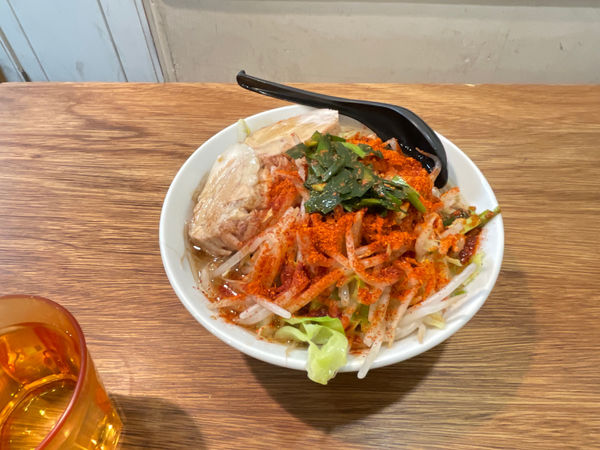 「賄い辛子ラーメン」@吉み乃製麺所の写真