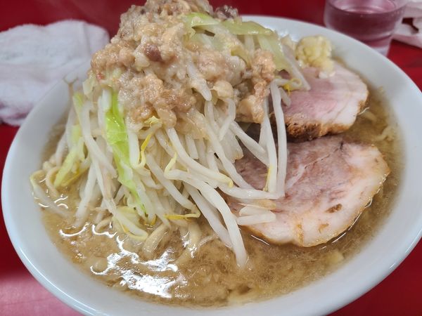 「小ラーメン　少なめ」@ラーメン二郎 神田神保町店の写真