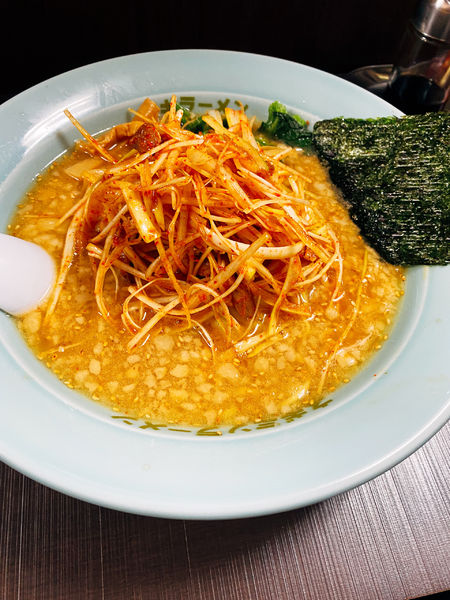 「ネギ味噌メンマラーメン」@ラーメンショップ椿 ひたちなか店の写真