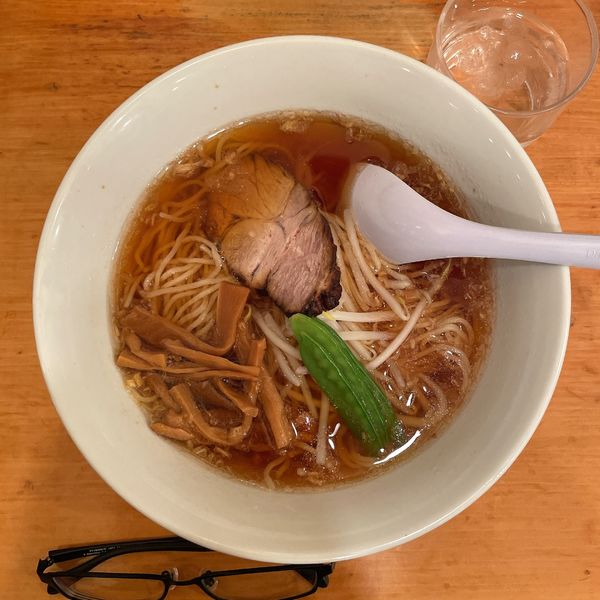 「ラーメン（麺少なめ）」@香湯ラーメン ちょろり 恵比寿店の写真