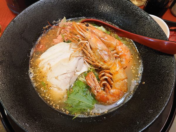 「至福の海老しおラーメン(1320円)」@麺処 湧光の写真