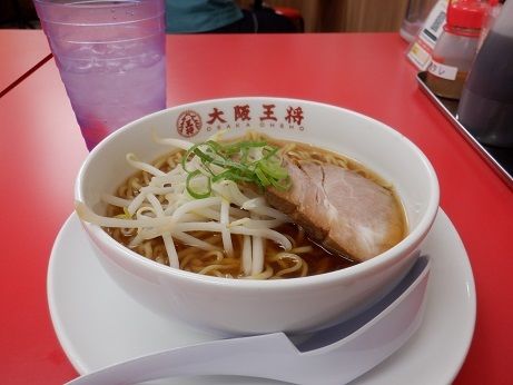 「中華そば（小）」@大阪王将 喜多見店の写真