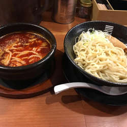 烈火つけ麺　4辛　辛味噌増し