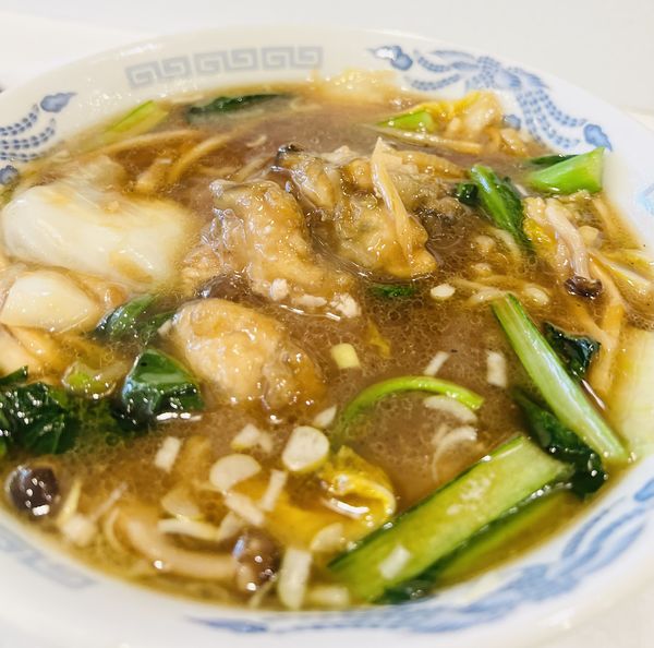 「牡蠣入り五目スープ麺」@中華そば たんたんの写真