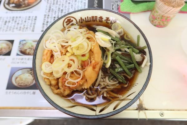 「山菜そば＋天ぷら」@きそばの写真