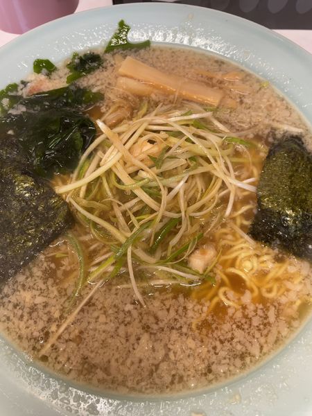 「ネギラーメン中盛」@ラーメンショップ 片柳店の写真