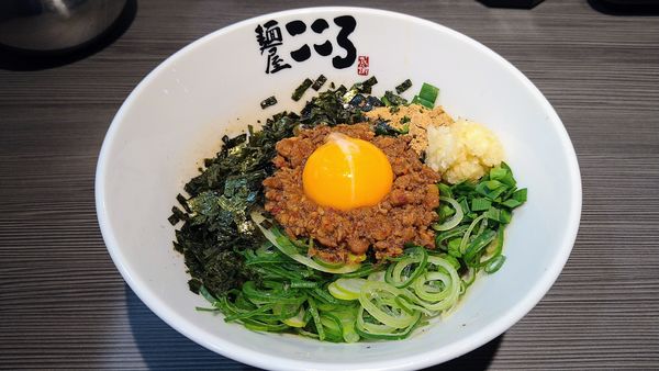 「【開店感謝価格】台湾まぜそば(追い飯付)」@麺屋こころ 青葉店の写真