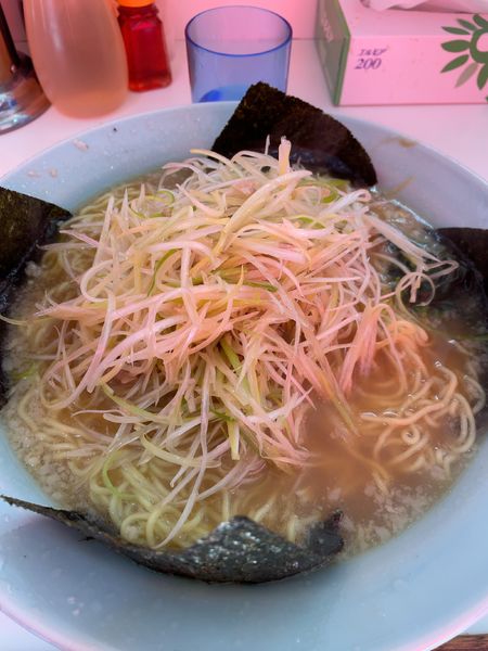 「ネギラーメン中盛」@ラーメンショップ 宮沢湖店の写真