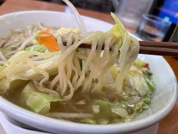 「タンメン　餃子セット　730円」@日高屋 千葉富士見店の写真