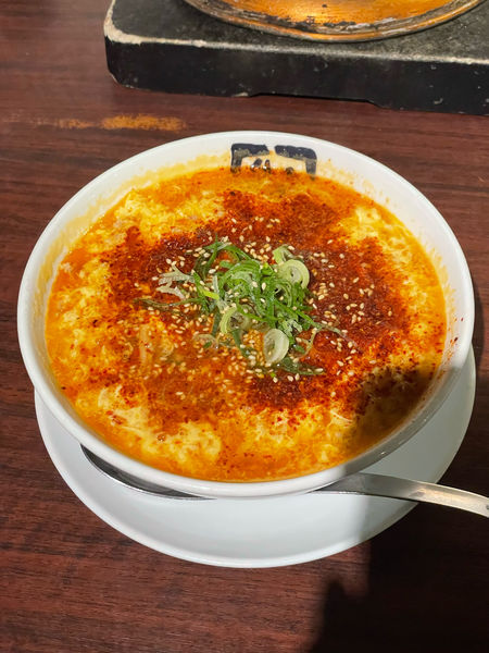 「やみつきうま辛麺(759円)」@牛角 伊勢佐木モール店の写真