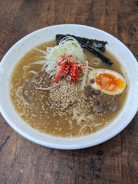 「鹿ラーメン」@タバジビエキッチンカーの写真