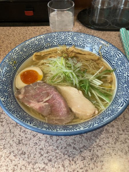 「淡麗塩そば　780円」@麺処 かつ善の写真