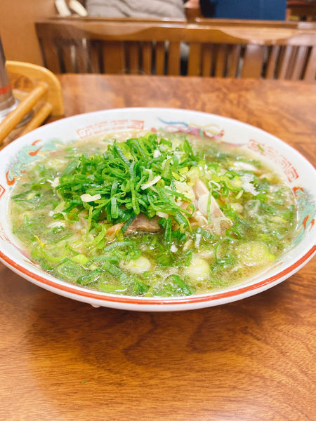 「中華そば（小）ネギ増し」@中華そば めんいちの写真