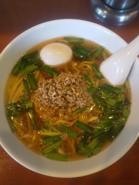 「台湾ラーメン（味玉付き）」@ラーメン21番の写真