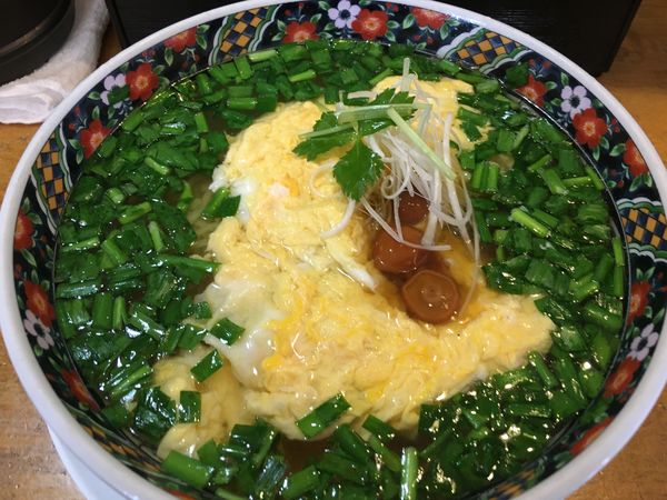 「ニラ卵ラーメン」@中華料理 龍鳳園の写真