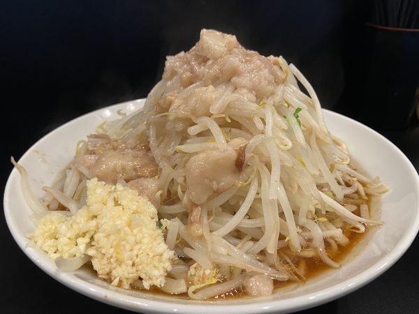 「小ラーメン（ﾔｻｲ ﾆﾝﾆｸ ｱﾌﾞﾗ）」@豚風。の写真