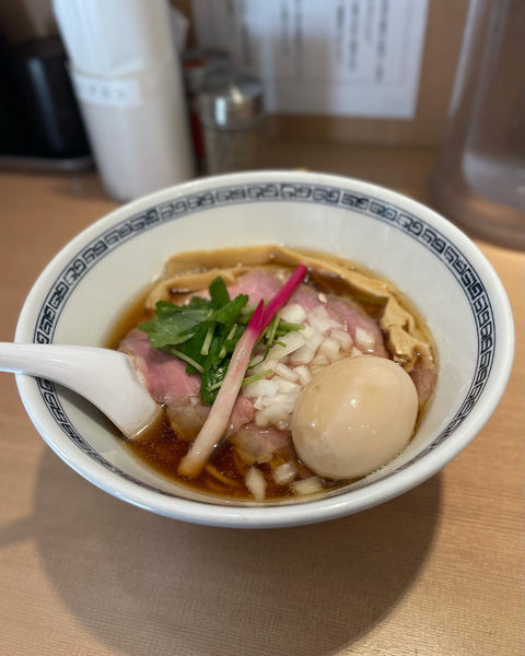 「特製 煮干しそば 1030円」@中華そば ます田の写真