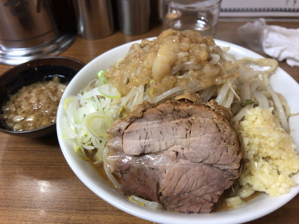 「伝説のみそラーメン(ニンニク、アブラどでん) 850円」@ラーメンの店 どでん 北浦和店の写真