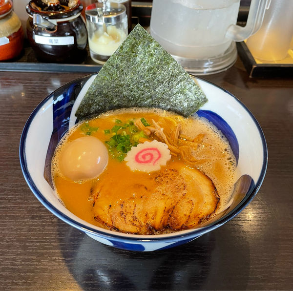 「濃厚甘海老ラーメン」@武骨屋商店の写真