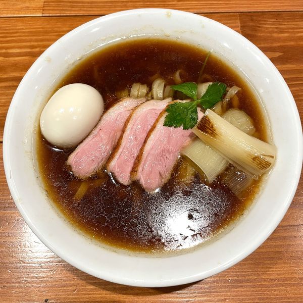 「【限定①】鴨蕎麦 ￥800」@麺屋 真心の写真