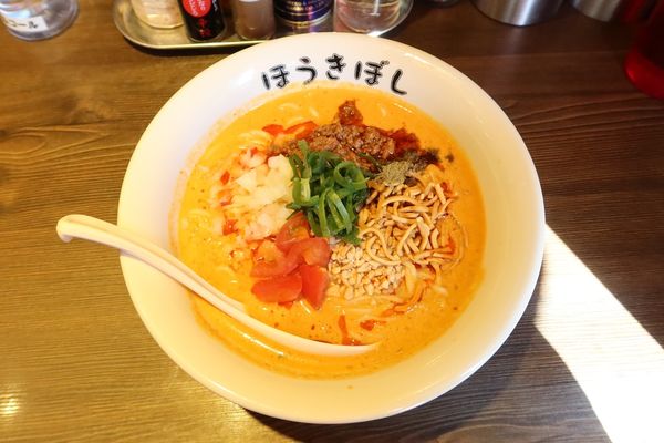 「豆乳担々麺￥９００」@自家製麺 ほうきぼし 赤羽駅前店の写真
