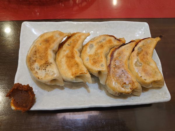 「餃子５個(380円)」@麺処 湧光の写真
