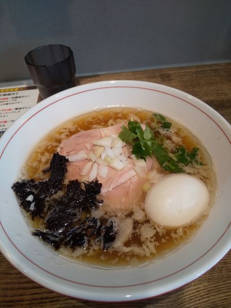「【土日限定】背脂煮干し850円お土産鴨肉ロースト1200円」@㐂りん食堂の写真