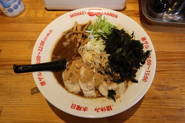 「鶏ニボ¥900」@モンキーらーめんの写真