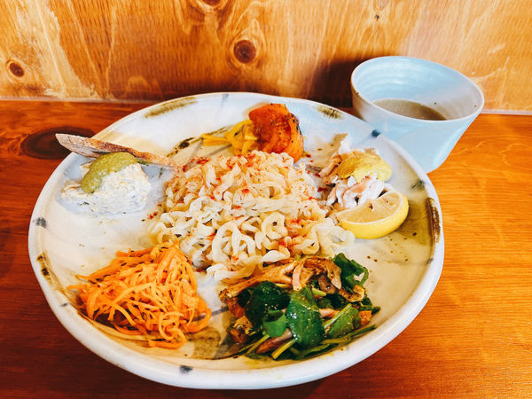 「コース仕立てのラムつけ麺」@口樂の写真