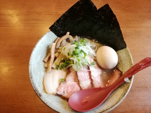 「特製塩煮干しラーメン(1100円)」@麺屋 照の坊の写真