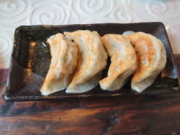 「餃子(５個、400円)」@自然派ラーメン 花の季の写真